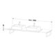 Duravit Konsole L-Cube Épaisseur 3 cm, blanc œuf, pour vasque à poser, var.-4