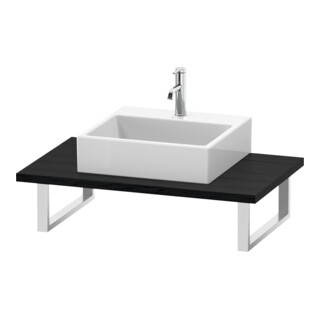 Duravit Konsole L-Cube Épaisseur 3 cm, blanc œuf, pour vasque à poser, variable