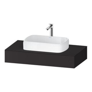 Duravit Konsole Qatego 100x55x17cm, graph matt, 1 Ausschnitt