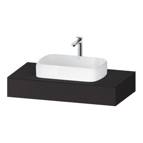 Duravit Konsole Qatego 100x55x17cm, graph matt, 1 Ausschnitt