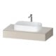 Duravit Konsole Qatego 100x55x17cm, taupe matt, 1 Ausschnitt-1
