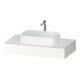 Duravit Konsole Qatego 100x55x17cm, we supermatt, 1 Ausschnitt-1