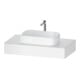 Duravit Konsole Qatego 100x55x17cm, weiß matt, 1 Ausschnitt-1