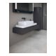 Duravit Konsole Qatego 120-200x48x17cm, 1 Ausschn, Graphit matt-5