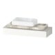 Duravit Konsole Qatego 120-200x48x17cm, 1 Ausschn, we supermatt-1