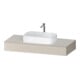 Duravit Konsole Qatego 120x55x17cm, taupe matt, 1 Ausschnitt-1