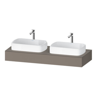 Duravit Konsole Qatego 140x55x17cm, ba m, 2 A., Beck. beids.