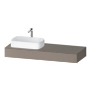 Duravit Konsole Qatego 140x55x17cm, ba ma, 1 Ausschn, Beck. li