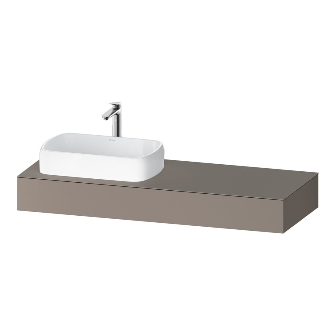 Duravit Konsole Qatego 140x55x17cm, ba ma, 1 Ausschn, Beck. li