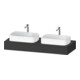 Duravit Konsole Qatego 140x55x17cm, gra m, 2 A., Beck. beids.-1
