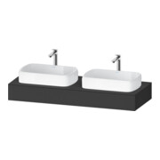 Duravit Konsole Qatego 140x55x17cm, gra m, 2 A., Beck. beids.