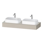 Duravit Konsole Qatego 140x55x17cm, T m, 2 A., Beck. beids.