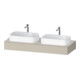 Duravit Konsole Qatego 140x55x17cm, T m, 2 A., Beck. beids.-1