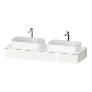 Duravit Konsole Qatego 140x55x17cm, w g, 2 A., Beck. beids.