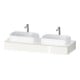 Duravit Konsole Qatego 140x55x17cm, w g, 2 A., Beck. beids.-1