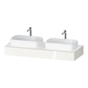 Duravit Konsole Qatego 140x55x17cm, w g, 2 A., Beck. beids.
