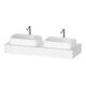 Duravit Konsole Qatego 140x55x17cm, w m, 2 A., Beck. beids.-1