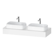 Duravit Konsole Qatego 140x55x17cm, w m, 2 A., Beck. beids.