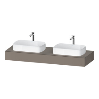 Duravit Konsole Qatego 160x55x17cm, ba m, 2 A., Beck. beids.