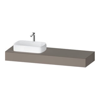 Duravit Konsole Qatego 160x55x17cm, ba ma, 1 Ausschn, Beck. li