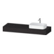 Duravit Konsole Qatego 160x55x17cm, gra m, 1 Ausschn, Beck. re-1