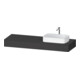 Duravit Konsole Qatego 160x55x17cm, gra ma, 1 Ausschn, Beck. re-1