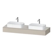 Duravit Konsole Qatego 160x55x17cm, T m, 2 A., Beck. beids.