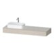 Duravit Konsole Qatego 160x55x17cm, Tau ma, 1 Ausschn, Beck. li-1