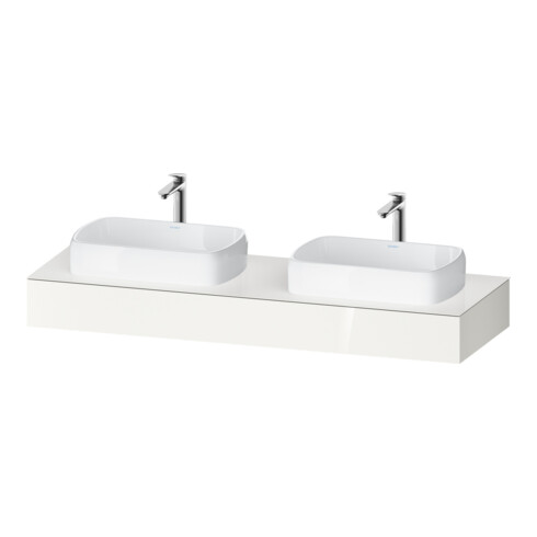 Duravit Konsole Qatego 160x55x17cm, w g, 2 A., Beck. beids.