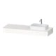 Duravit Konsole Qatego 160x55x17cm, we hgl, 1 Ausschn, Beck. re-1