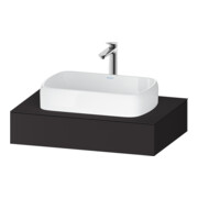 Duravit Konsole Qatego 80x55x17cm, graph matt, 1 Ausschnitt