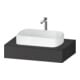 Duravit Konsole Qatego 80x55x17cm, Graphit matt, 1 Ausschnitt-1