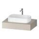 Duravit Konsole Qatego 80x55x17cm, taupe matt, 1 Ausschnitt-1