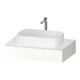 Duravit Konsole Qatego 80x55x17cm, weiß Hochglanz, 1 Ausschnitt-1