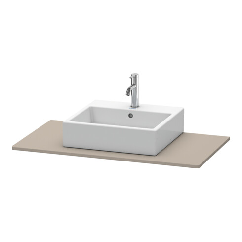 Duravit Konsole XSquare 100x55 cm, basalte mat, avec 1 découpe