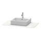 Duravit Konsole XSquare 100x55 cm, blanc brillant, avec 1 découpe-3