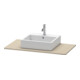 Duravit Konsole XSquare 100x55 cm, lin, avec 1 découpe