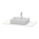 Duravit Konsole XSquare 100x55 cm, nordique blanc mat, avec 1 découpe-3
