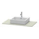 Duravit Konsole XSquare 100x55 cm, taupe mat, avec 1 découpe