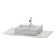 Duravit Konsole XSquare 100x55cm, betongr matt, mit 1 Ausschnitt-3