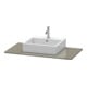 Duravit Konsole XSquare 100x55cm, flan. Gr hgl, mit 1 Ausschnitt-3