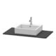 Duravit Konsole XSquare 100x55cm, graph matt, mit 1 Ausschnitt-1