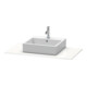 Duravit Konsole XSquare 100x55cm, Graphit matt, mit 1 Ausschnitt-1