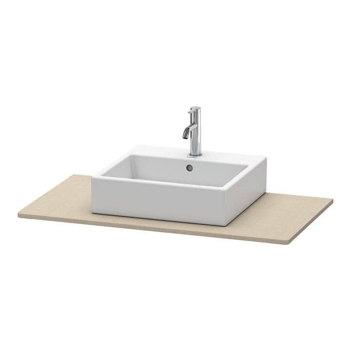 Duravit Konsole XSquare 100x55cm, Leinen, mit 1 Ausschnitt