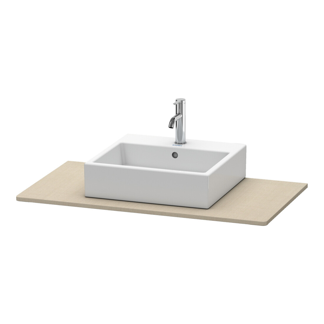 Duravit Konsole XSquare 100x55cm, Leinen, mit 1 Ausschnitt