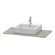 Duravit Konsole XSquare 100x55cm, steingrau s-matt, m 1 Ausschn-3