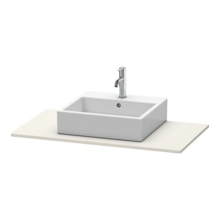 Duravit Konsole XSquare 100x55cm, Tau matt, mit 1 Ausschnitt