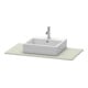 Duravit Konsole XSquare 100x55cm, Tau s-matt, mit 1 Ausschnitt