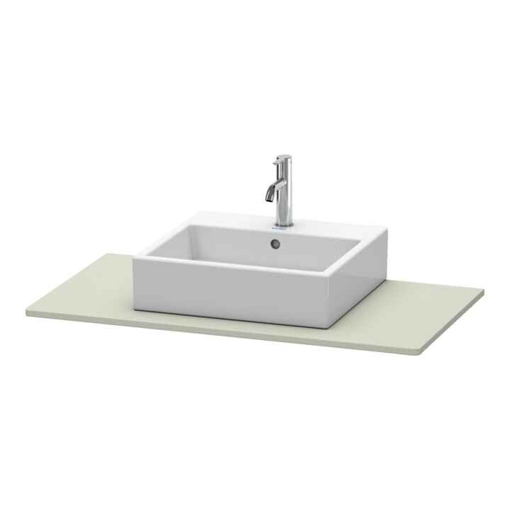 Duravit Konsole XSquare 100x55cm, Tau s-matt, mit 1 Ausschnitt