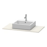 Duravit Konsole XSquare 100x55cm, Taupe, mit 1 Ausschnitt-3
